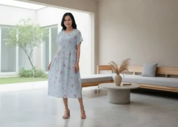 Daster Busui Friendly Paling Nyaman untuk Ibu Menyusui, Adem dan Tetap Stylish Seharian