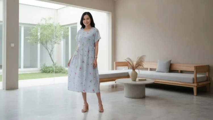 Daster Busui Friendly Paling Nyaman untuk Ibu Menyusui, Adem dan Tetap Stylish Seharian