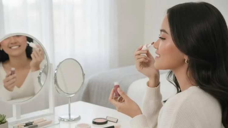 Liquid Blush On Lokal Terbaik untuk Tampilan Wajah Fresh dan Natural Seharian